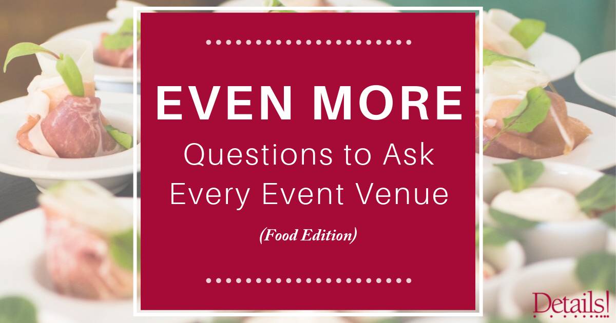 EVEN MORE questions for event venues Image