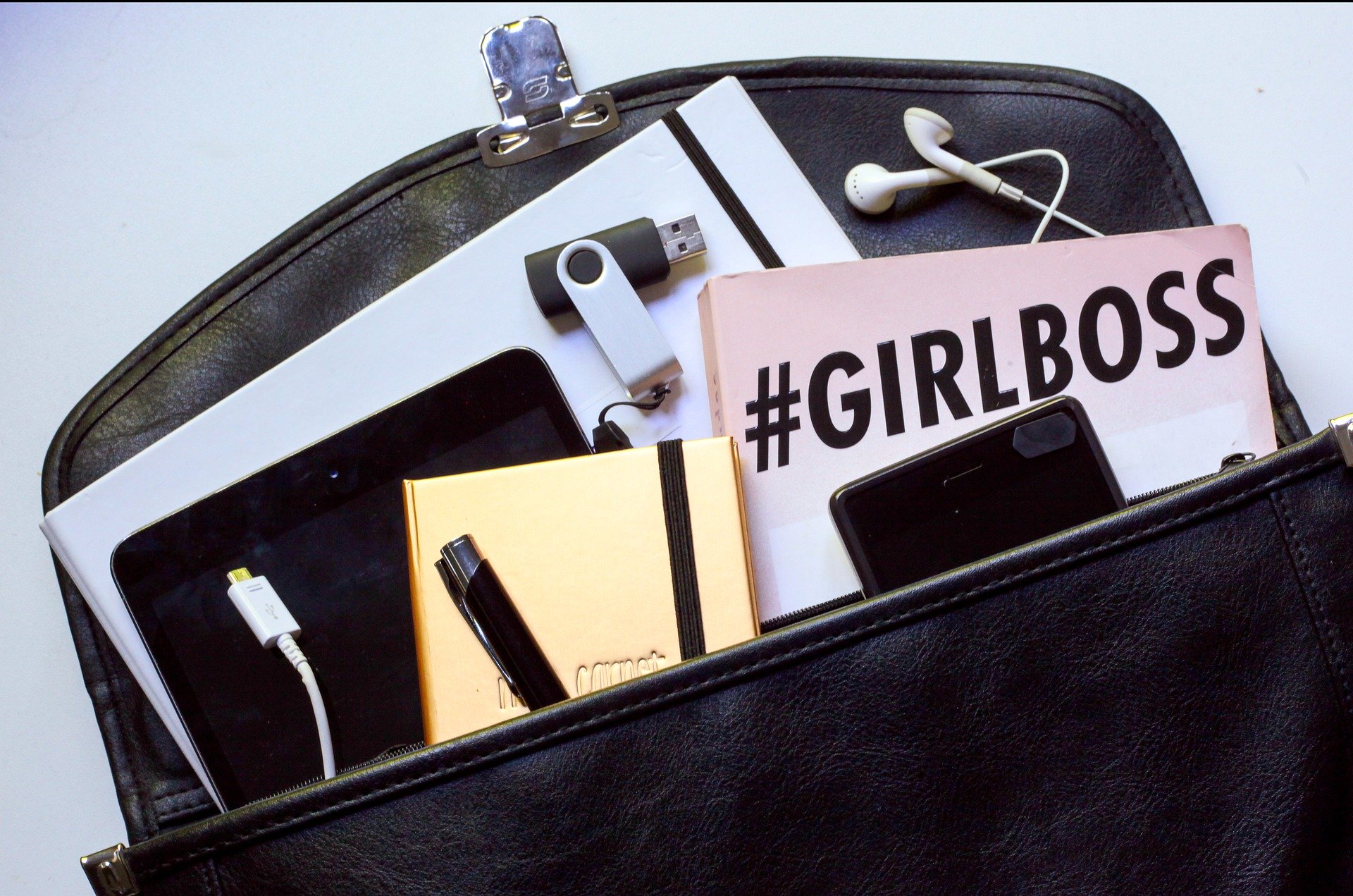 girl boss briefcase